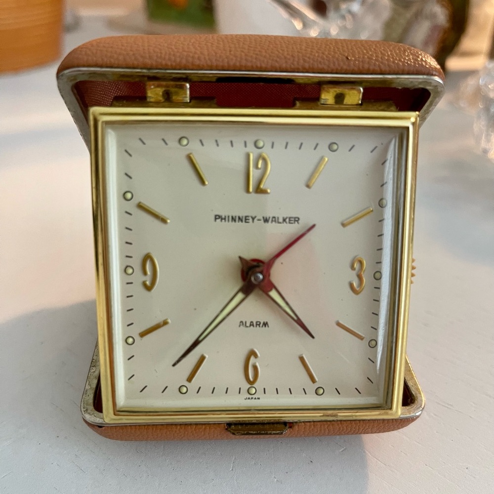 Phinney-walker trunk case alarm pocket watch vintage